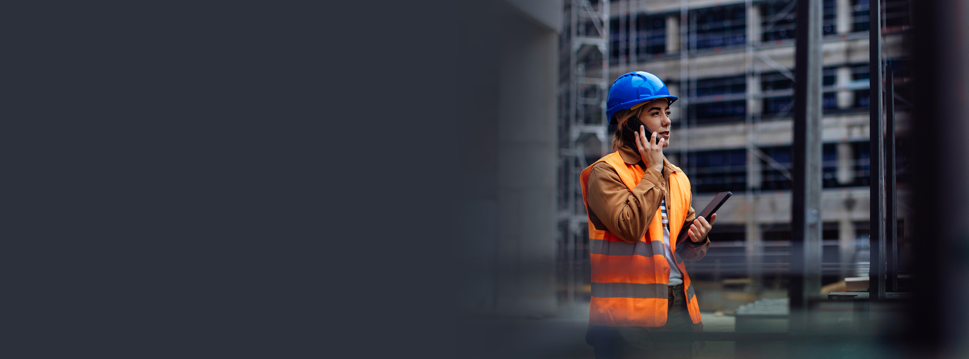 Construction resilience website homepage