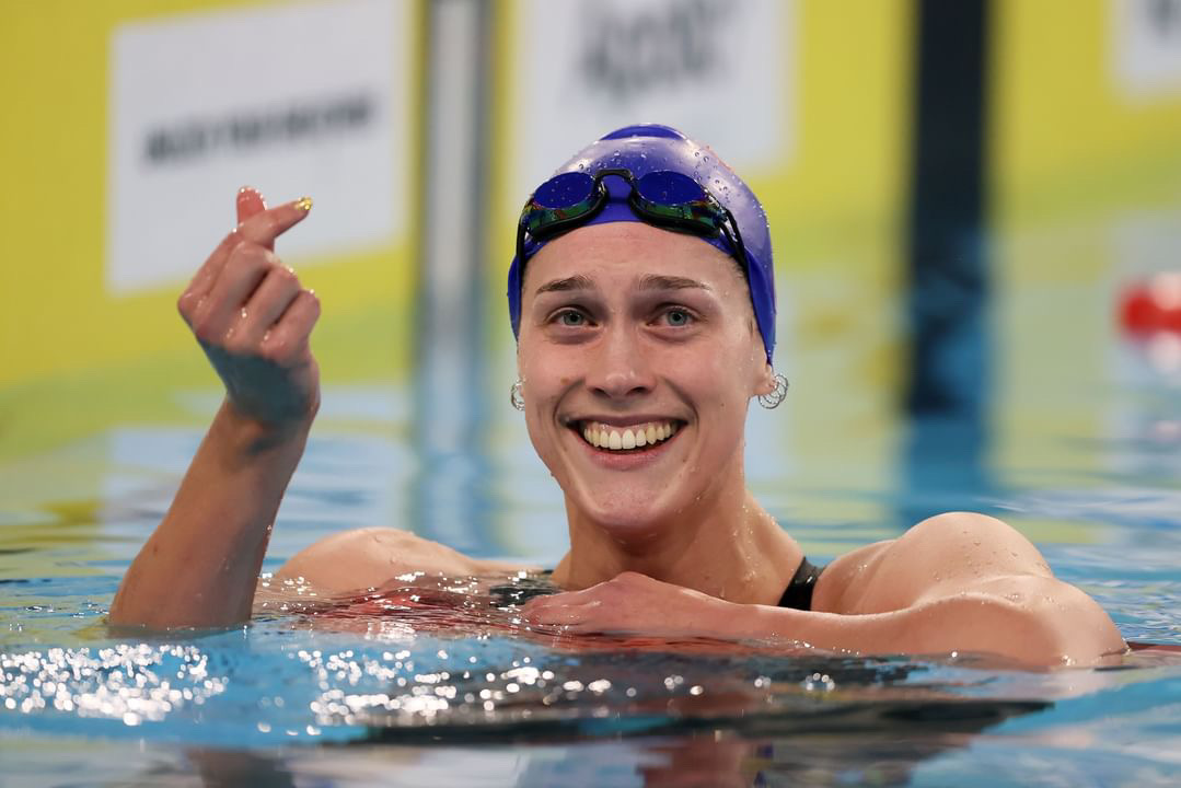 Hazel Ouwehand swims. Photo BW Media
